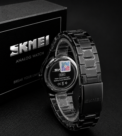 Skmei Marble Arabic Dial Analog Watch 9391