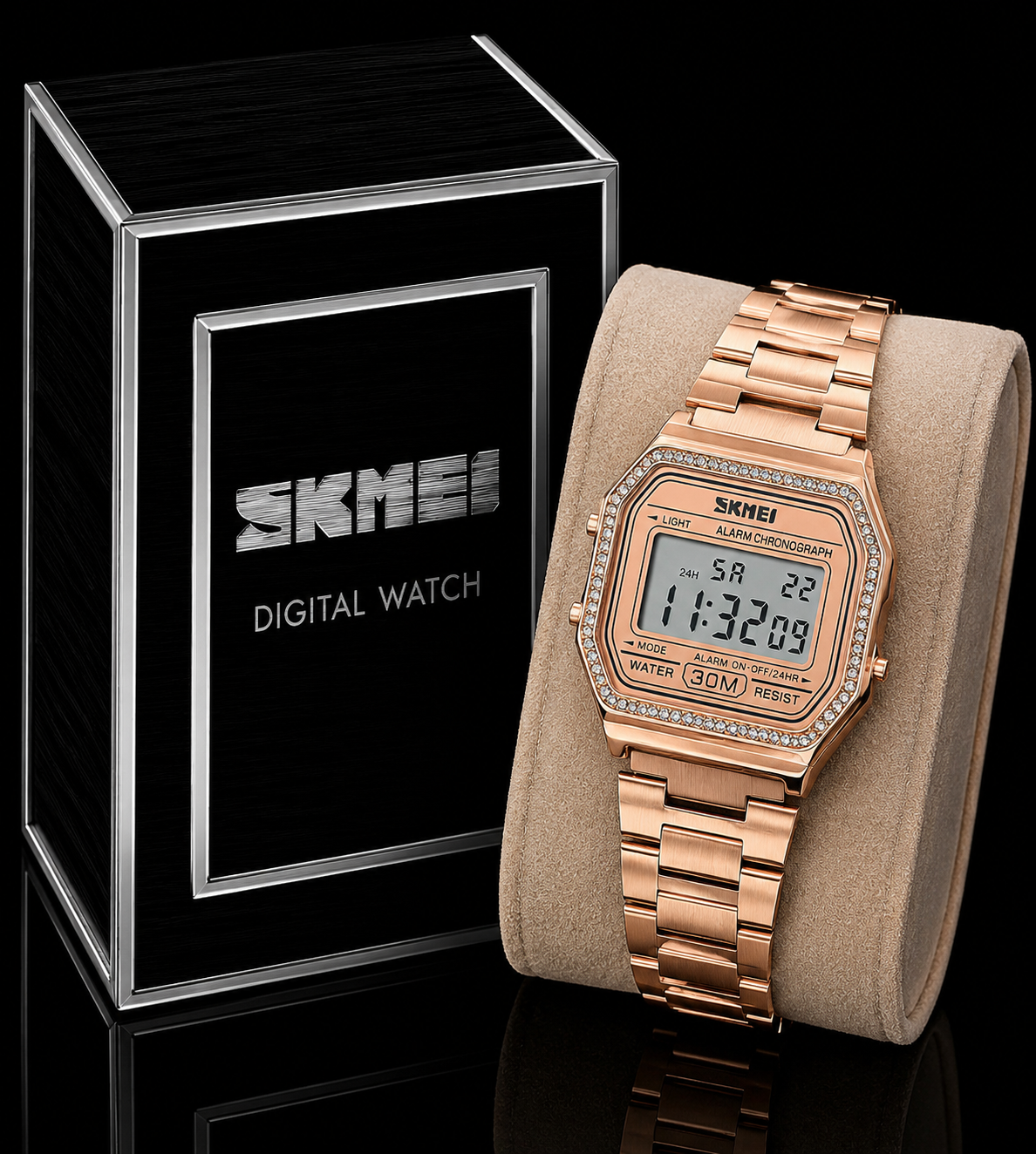Skmei Stone Case Watch Digital 1474
